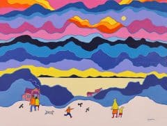 Ted Harrison | A DAY IN THE VILLAGE; 1995