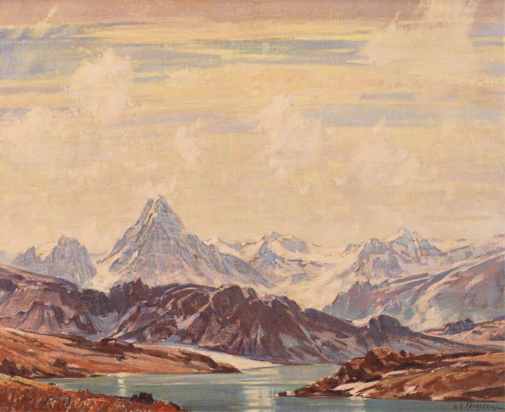Alfred Crocker Leighton: Mt. Assiniboine
