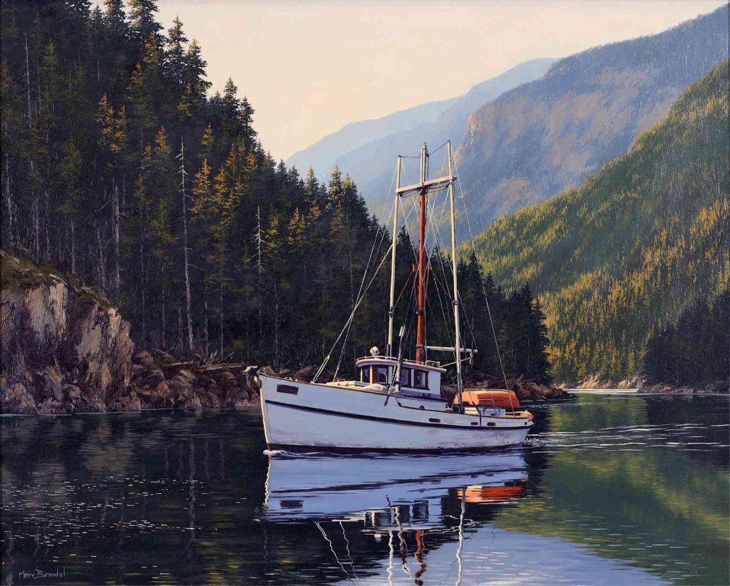 Merv Brandel JERVIS INLET Hodgins Art Auctions Ltd.