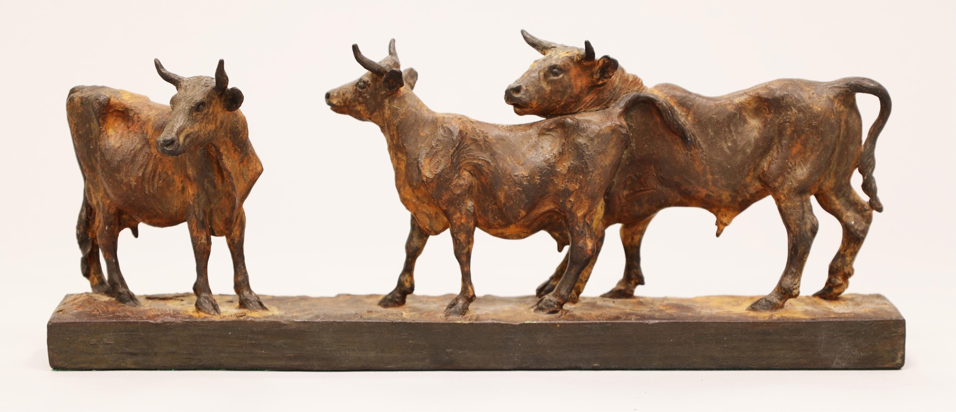 Joe Fafard sculpture Cow Pool - Hodgins Art Auctions