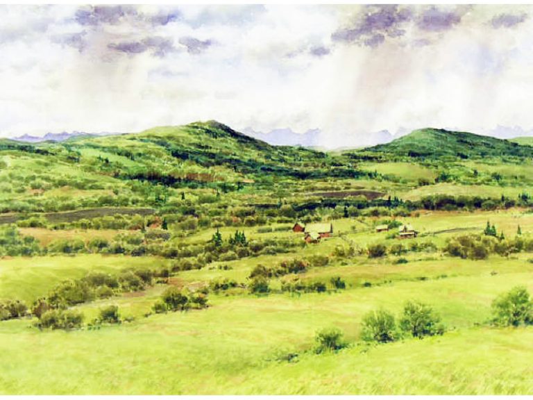 Stanford J. Perrott TURNER VALLEY FOOTHILLS Hodgins Art Auctions Ltd.