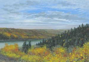 Sylvain Voyer: KINNAIRD RAVINE, N. SASK RIVER, EDMONTON  |  BULL RUSHES, NAMAIO REGION