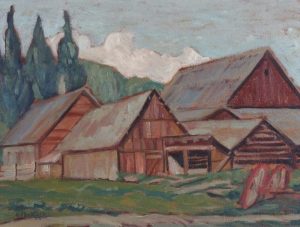 Gilbert A. Flodberg: OLD HOMESTEAD, BARKERVILLE, B.C.