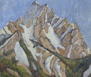 Lawrence Nickle: PEAK NORTHWEST OF GOLDEN, B.C.