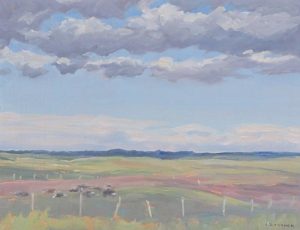 John Davenall Turner: EVENING NEAR CREMONA