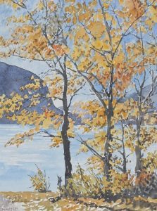 Sylvia Boehrnsen: GOLD TREES, KANANASKIS