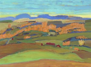 Mary Kerr: YELLOW TREES, FOOTHILLS