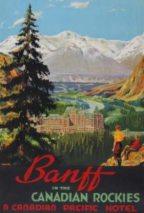 Percival Albert (Percy) Trompf: BANFF IN THE CANADIAN ROCKIES, A CANADIAN PACIFIC HOTEL