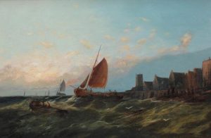 William Harry Williamson: NORTH SEA  |  TRAWLERS – OLD YARMOUTH