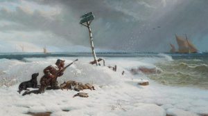 Anthony Carey Stannus: COASTAL HUNTING SCENE