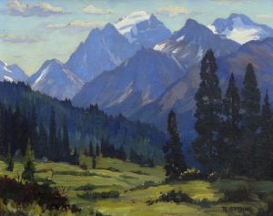 Roland Gissing: MOUNTAIN NEAR LAKE LOUISE