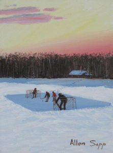 Allen Sapp: HOCKEY GAME