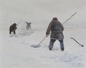Michael Lonechild: ICE FISHING