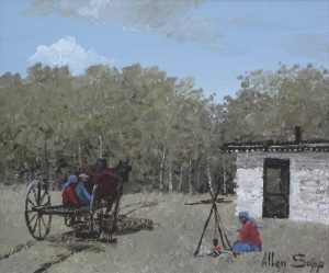 Allen Sapp: COOKING LUNCH OUTSIDE