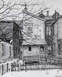 Albert Jacques Franck: HOUSE BEHIND GERARD ST. EAST