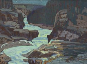 Illingworth Holey Kerr: ELBOW FALLS, NIGHT