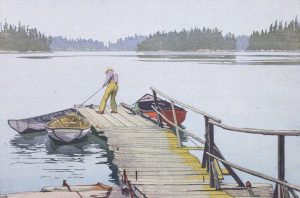 Walter Joseph Phillips: SHARP’S DOCK, PENDER HARBOUR