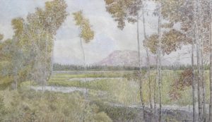 F. W. Brander: VERMILION LAKES NEAR BANFF, ALBERTA