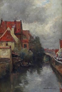 John Muirhead: QUAY ST-AUGUSTINE, BRUGES