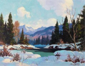 Roland Gissing: WINTER, HIGHWOOD VALLEY