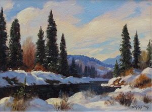 Roland Gissing: RIVER IN WINTER