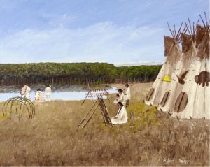 Allen Sapp: OLD INDIAN DAYS