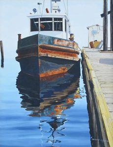 Bruce Cryer: STORMER (AT GIBSONS LANDING, BOOMER BOAT)