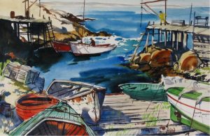 Joseph Douglas Purcell: BOATS IN A COVE