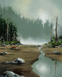 Allan Dunfield: MISTY CALM (WEST COAST OF VANCOUVER ISLAND)