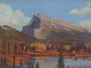 Robert E. Wood: MT. RUNDLE, BANFF