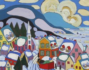 Terry Ananny: QUEBECOIS VILLAGE
