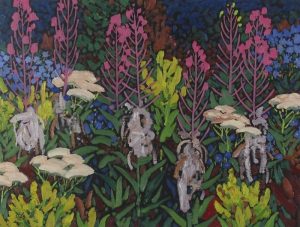 Illingworth Holey Kerr: FIREWEED GONE TO POD, GOLDENROD AND YARROW