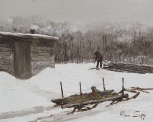 Allen Sapp: MAKING WOOD FOR THE HOUSE