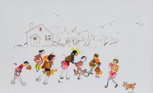 Janet Mitchell: FIGURES STROLLING