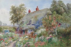 Arthur Stanley Wilkinson: A COTTAGE GARDEN
