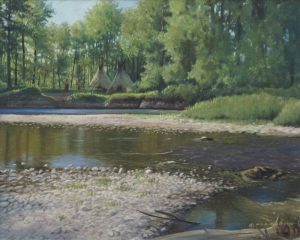 Richard (Rick) K. Berg: ENCAMPMENT BY A RIVER