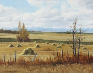 George A. Horvath: STOOKS IN THE FOOTHILLS