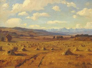 Roland Gissing: HARVEST IN THE FOOTHILLS