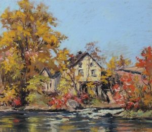 Berthe Des Clayes: THE OLD MILL IN AUTUMN, ST. ANDREWS EAST