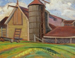 Anne (Annie) Douglas Savage: FARM SCENE