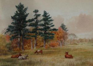 Thomas Mower Martin: CATTLE IN A CLEARING
