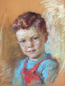Nicholas de Grandmaison: PORTRAIT OF A RED-HAIRED YOUNG BOY