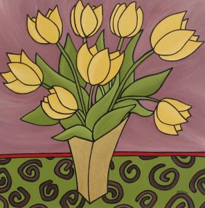 Anne Wanda Tessier: YELLOW TULIPS