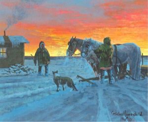 Michael Lonechild: WE ARE GOING FOR FIRE WOOD