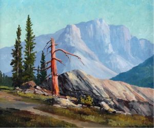 Duncan Mackinnon Crockford: ROCKY MOUNTAIN LANDSCAPE