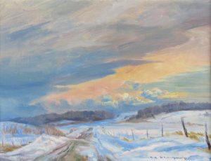 Orestes Nicholas (Rick) Grandmaison: FOOTHILLS LANDSCAPE SOUTH OF CALGARY
