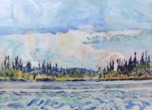 Dorothy Elsie Knowles: WAVES AT THE EDGE OF THE LAKE