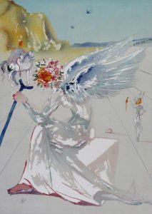 Salvador Dali: HELEN OF TROY (from HOMMAGE A HOMERE)