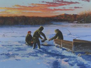Ken Lonechild: WAITING FOR THE PICKEREL TO START