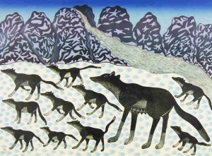 Kenojuak Ashevak: PROUD WOLF PACK